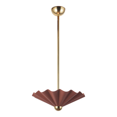Furrow 16-in Steel Pendant