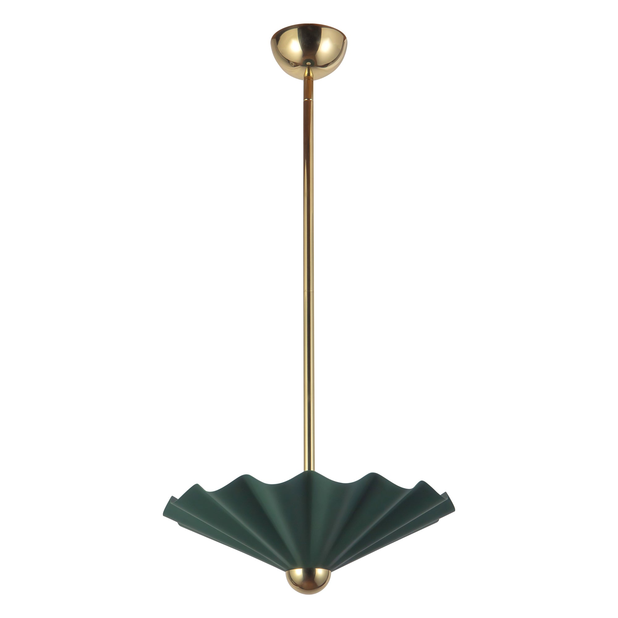 Furrow 16-in Steel Pendant