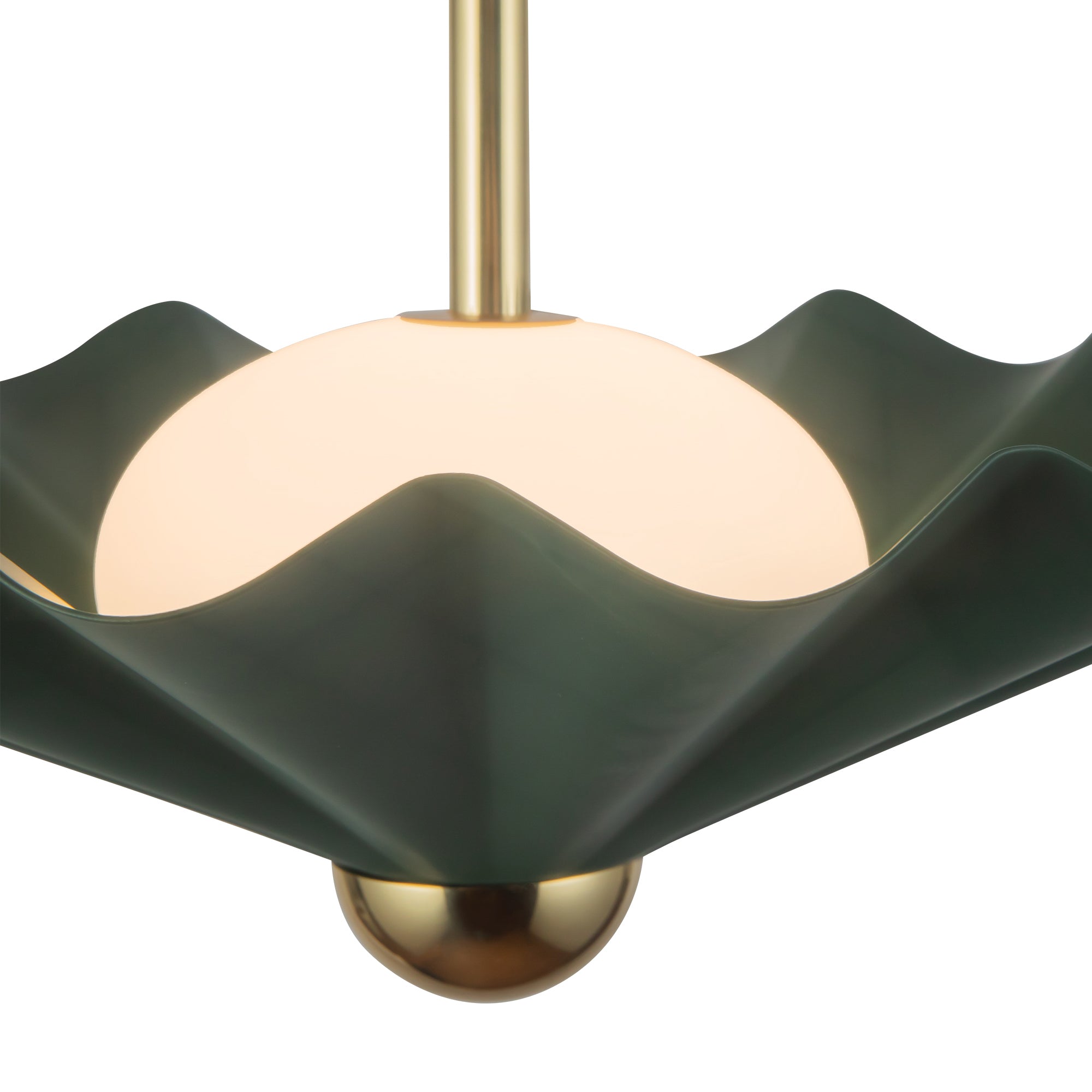 Furrow 16-in Steel Pendant