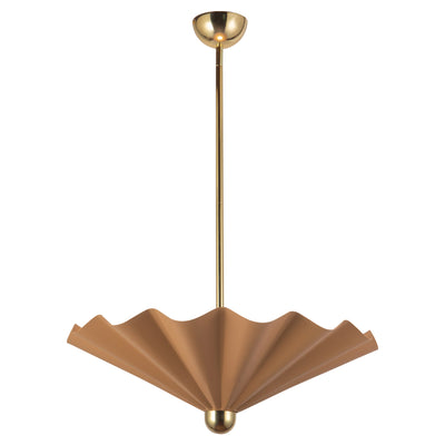 Furrow 25-in Steel Pendant