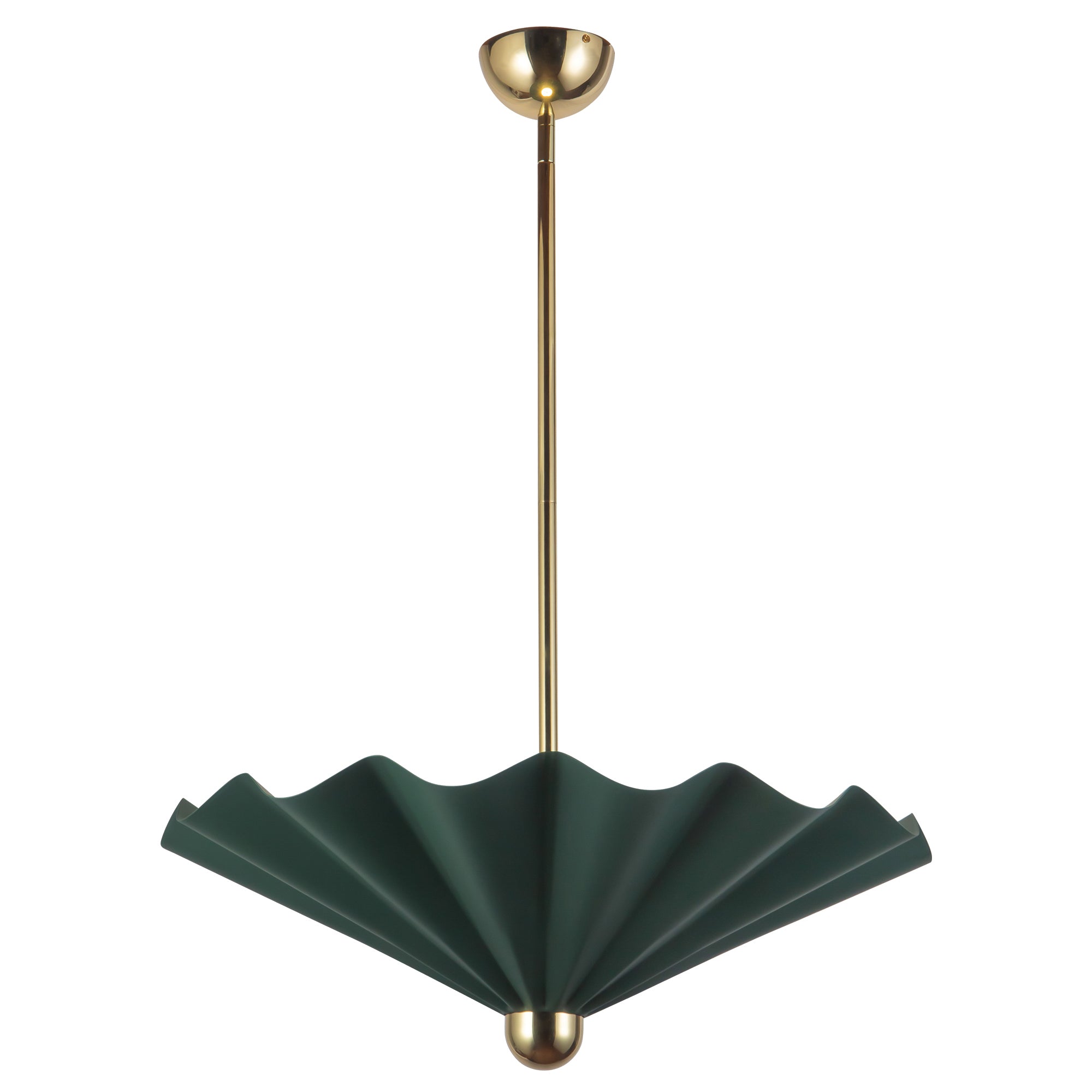 Furrow 25-in Steel Pendant