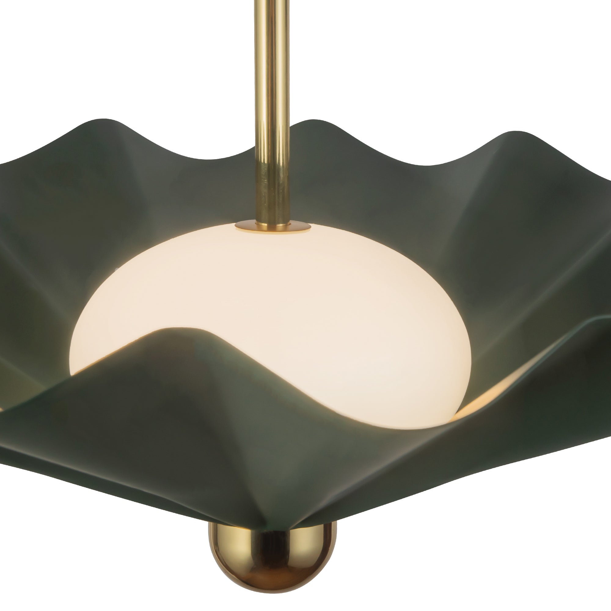 Furrow 25-in Steel Pendant