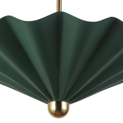 Furrow 25-in Steel Pendant