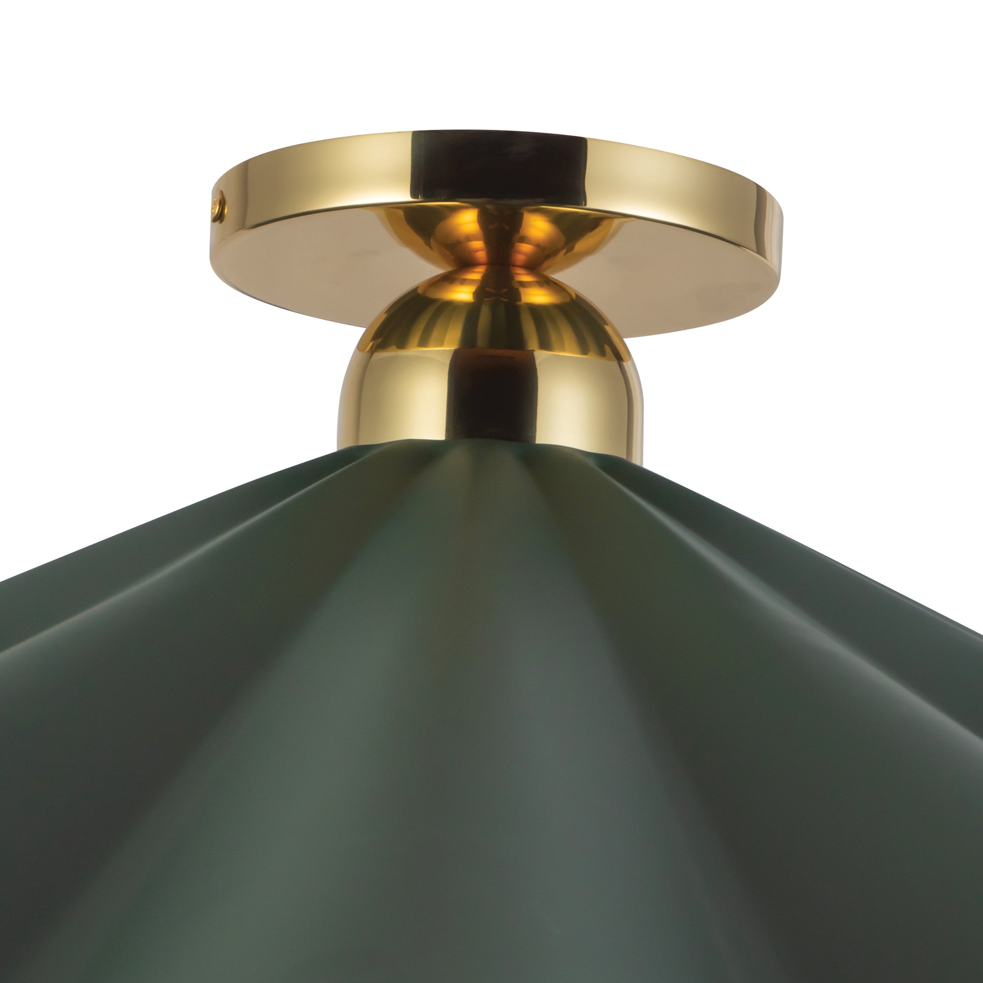 Furrow 25-in Steel Semi-Flush Mount