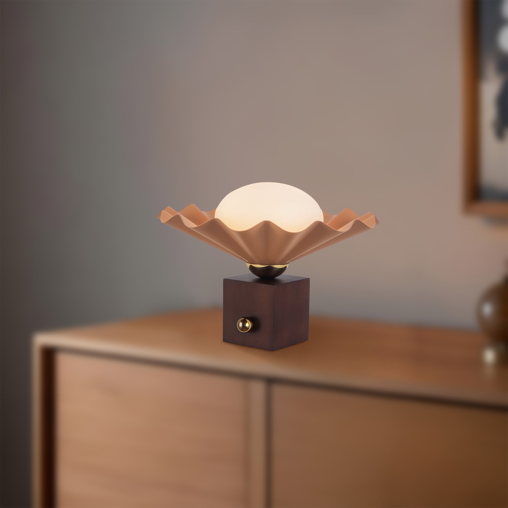 Furrow 9-in Steel Table Lamp