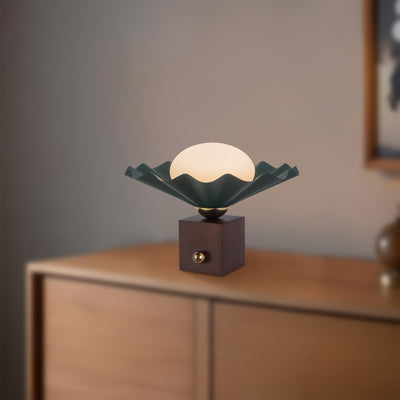 Furrow 9-in Steel Table Lamp
