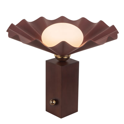Furrow 14-in Steel Table Lamp