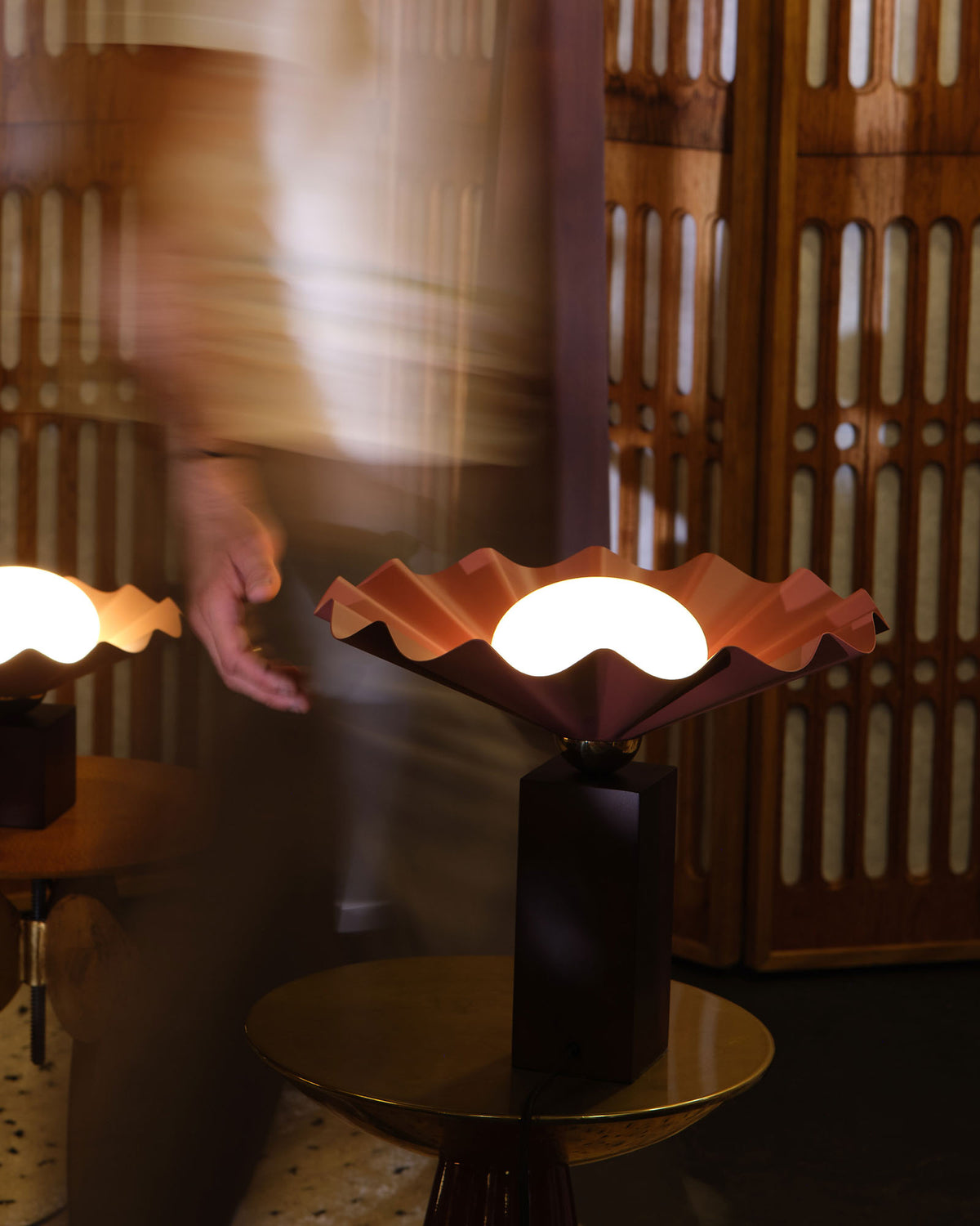 Furrow 14-in Steel Table Lamp