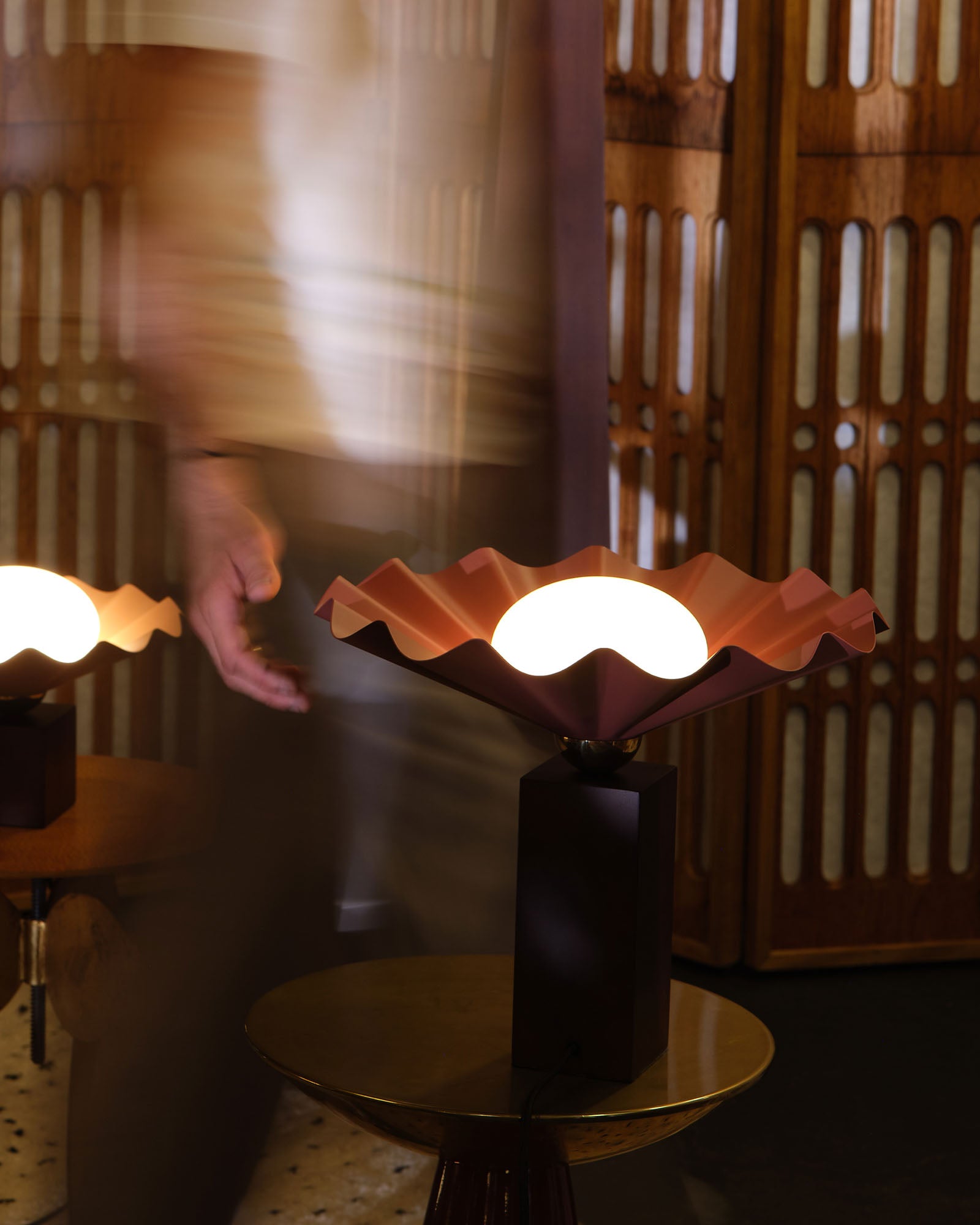 Furrow 14-in Steel Table Lamp