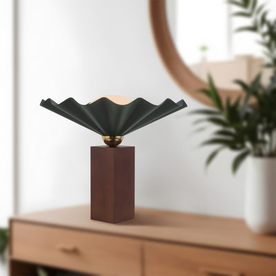 Furrow 14-in Steel Table Lamp