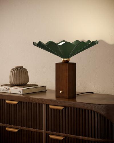 Furrow 14-in Steel Table Lamp