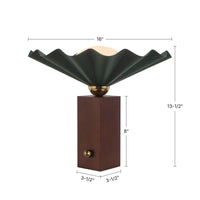 Furrow 14-in Steel Table Lamp
