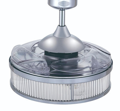 Corbelle 48 Inch 3 Light Chrome Fan with Retractable Blades