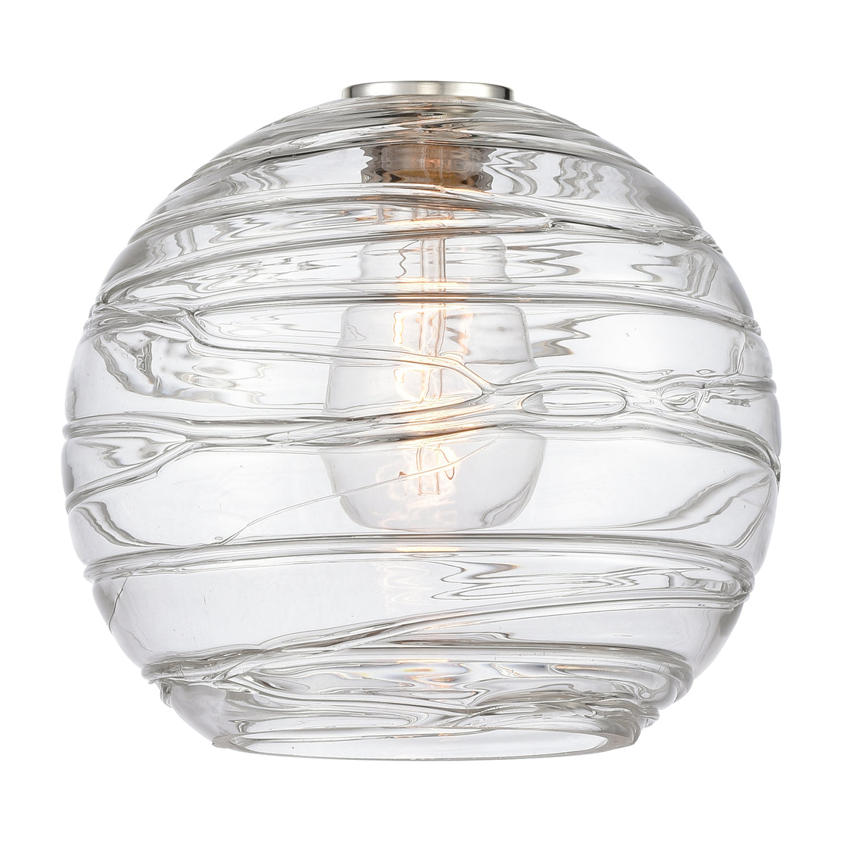 Athens Deco Swirl 10-Inch Globe Replacement Glass Shade