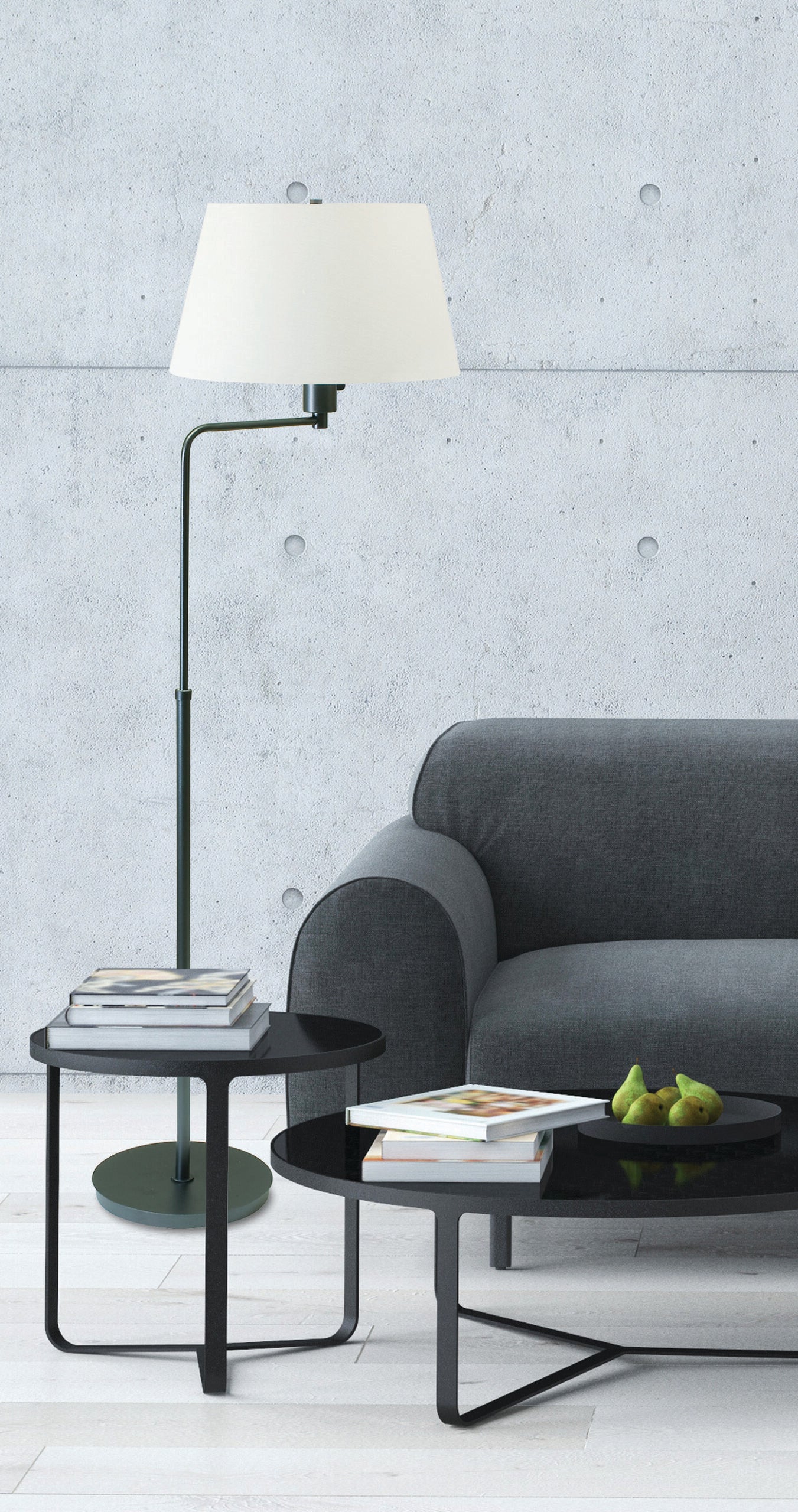 47-inch Generation Granite Floor Lamp