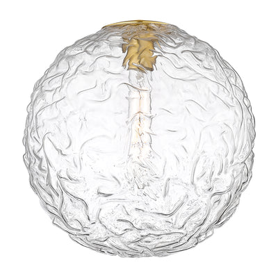 Barrington Glass Brushed Brass Finish Globe