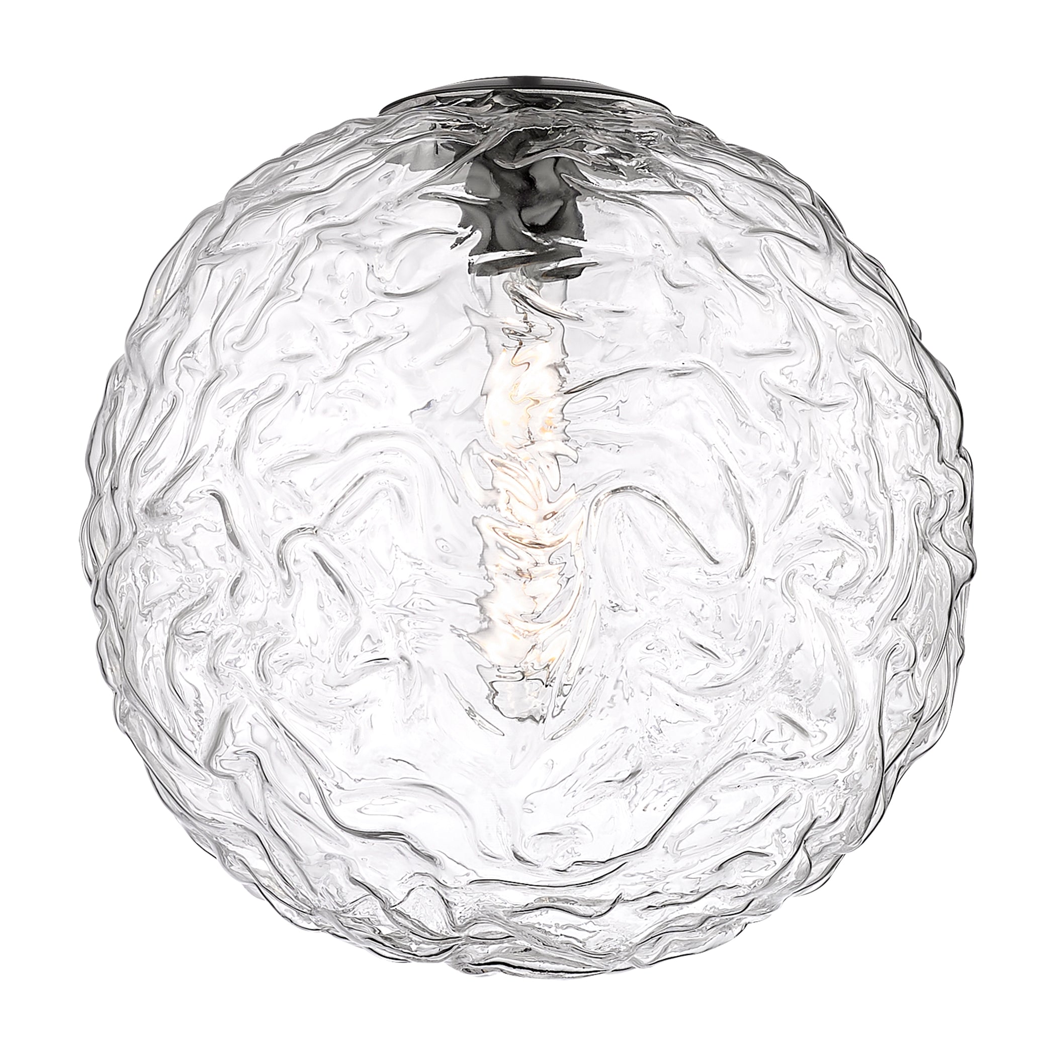 Barrington Glass Brushed Brass Finish Globe