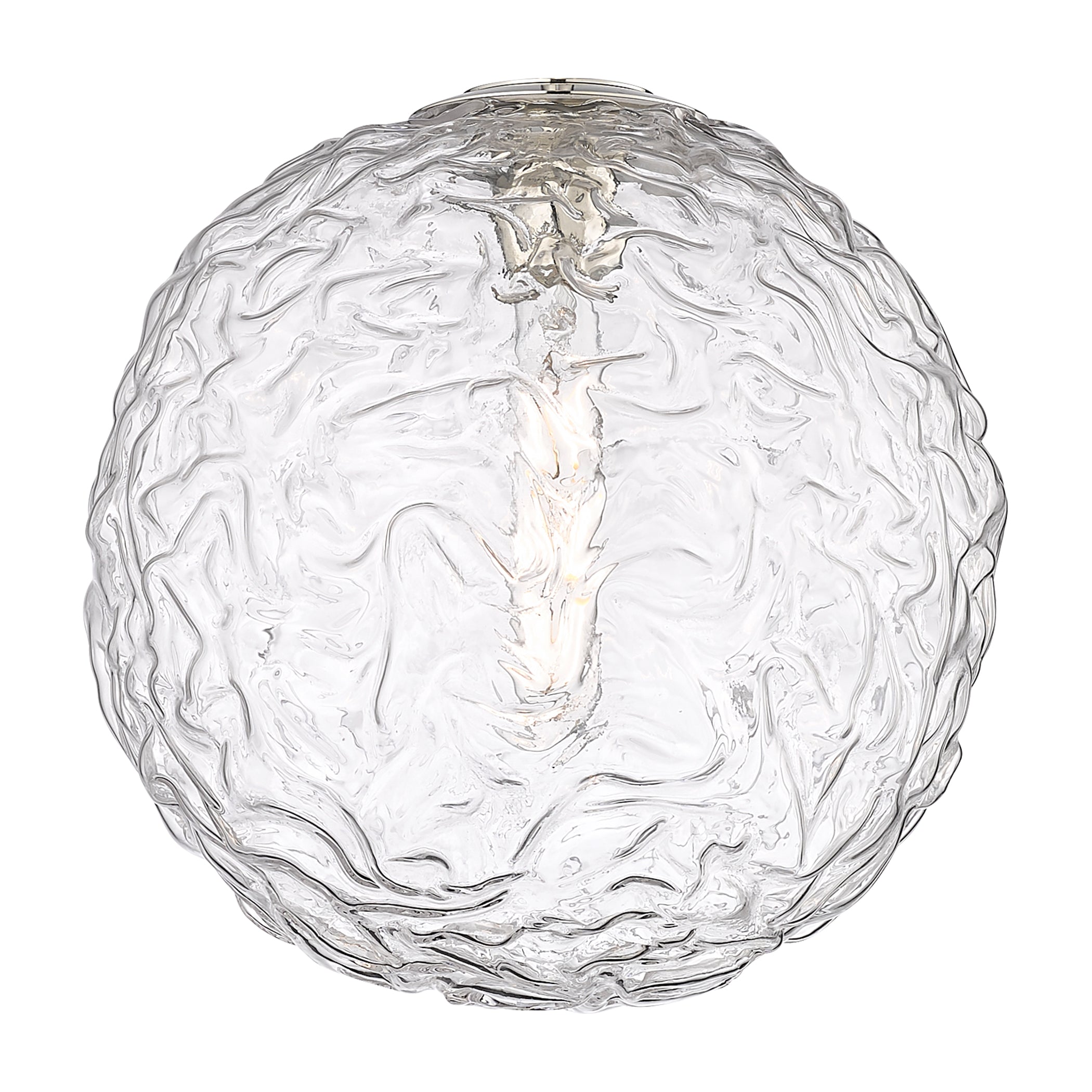 Barrington Glass Brushed Brass Finish Globe