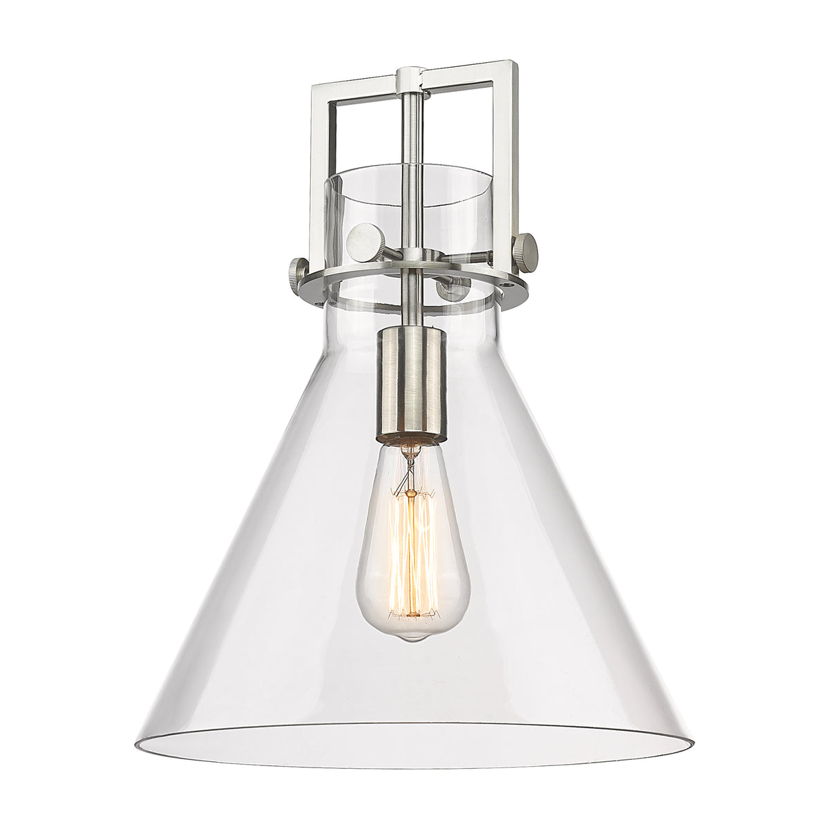 Newton Cone 10-Inch Replacement Glass Shade 12.25-Inch High