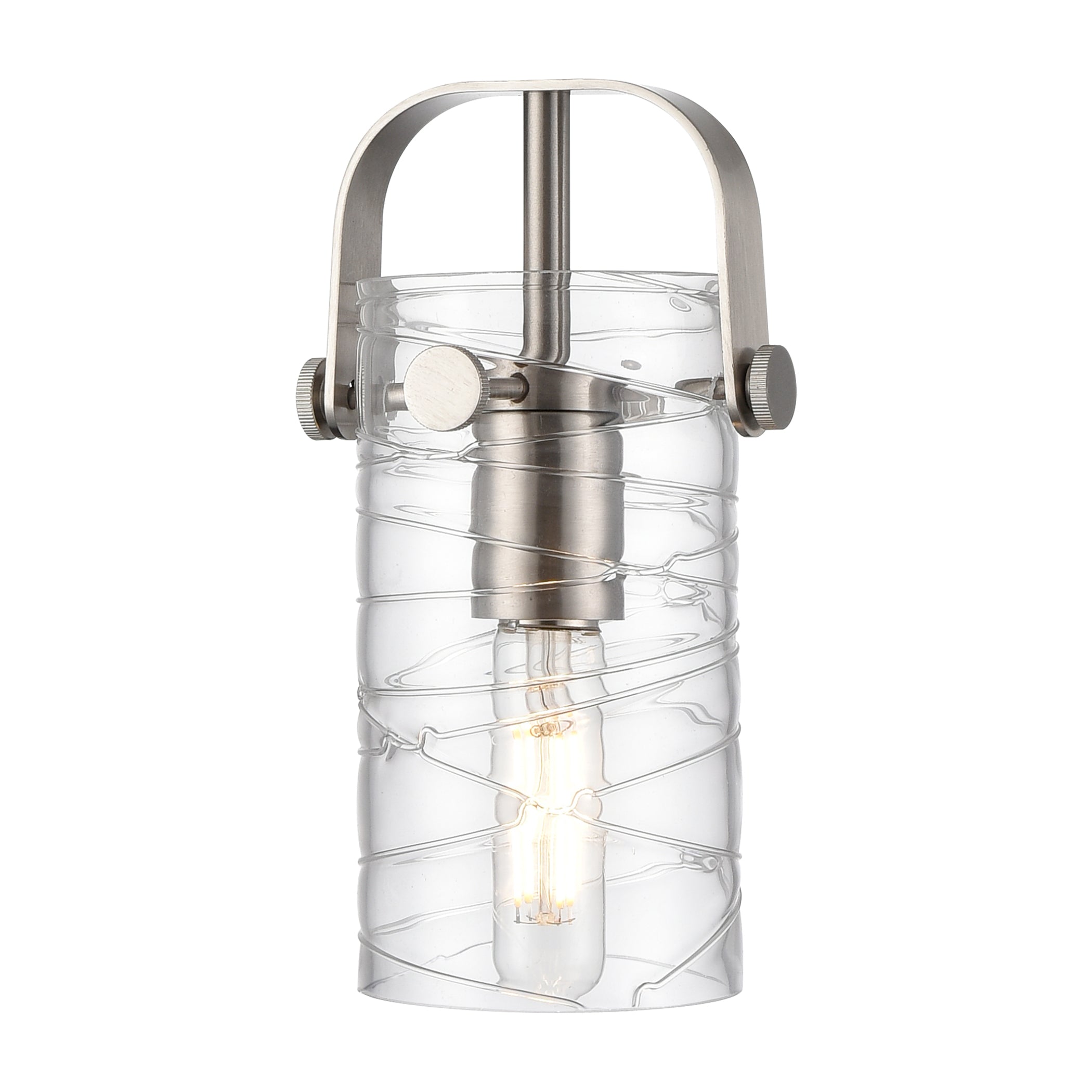 Downtown Urban Glass Cylinder 7 Inch