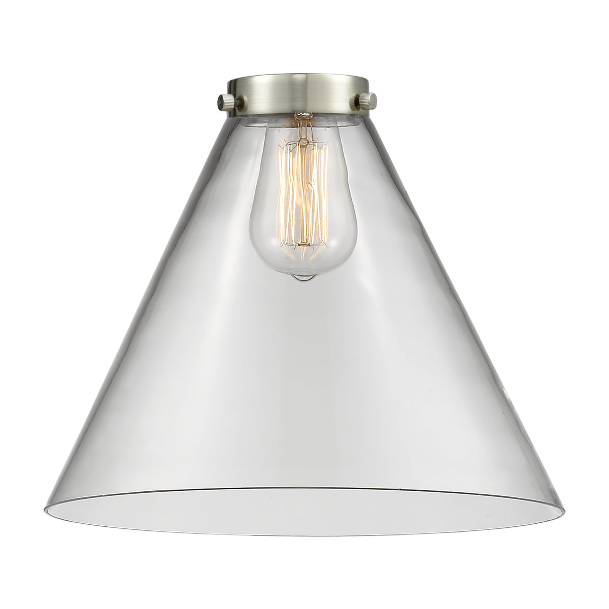 Cone 11.75-Inch Replacement Glass Shade Damp-Location Rated
