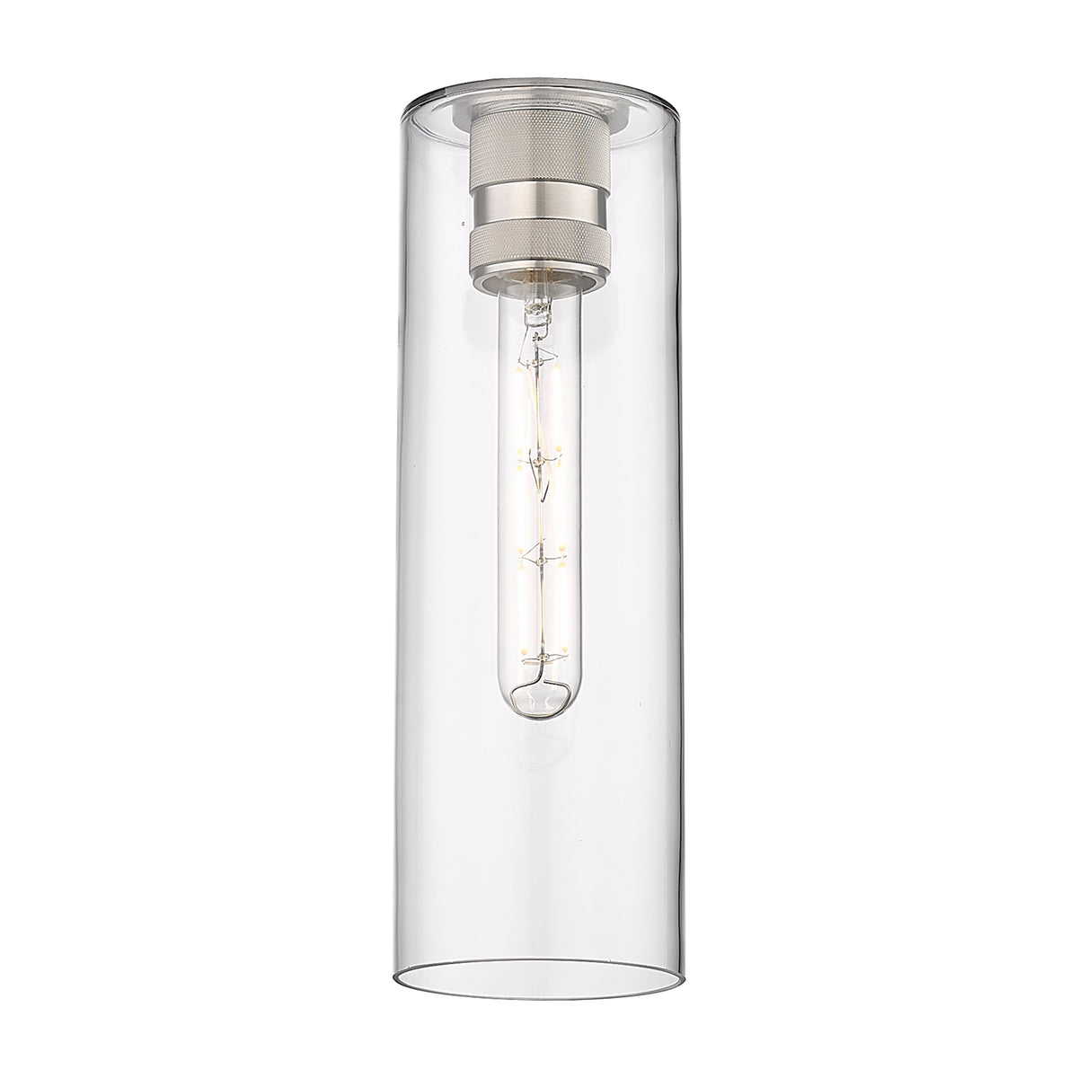 Crown Point 3.875-Inch Cylinder Replacement Glass Shade 12-Inch High