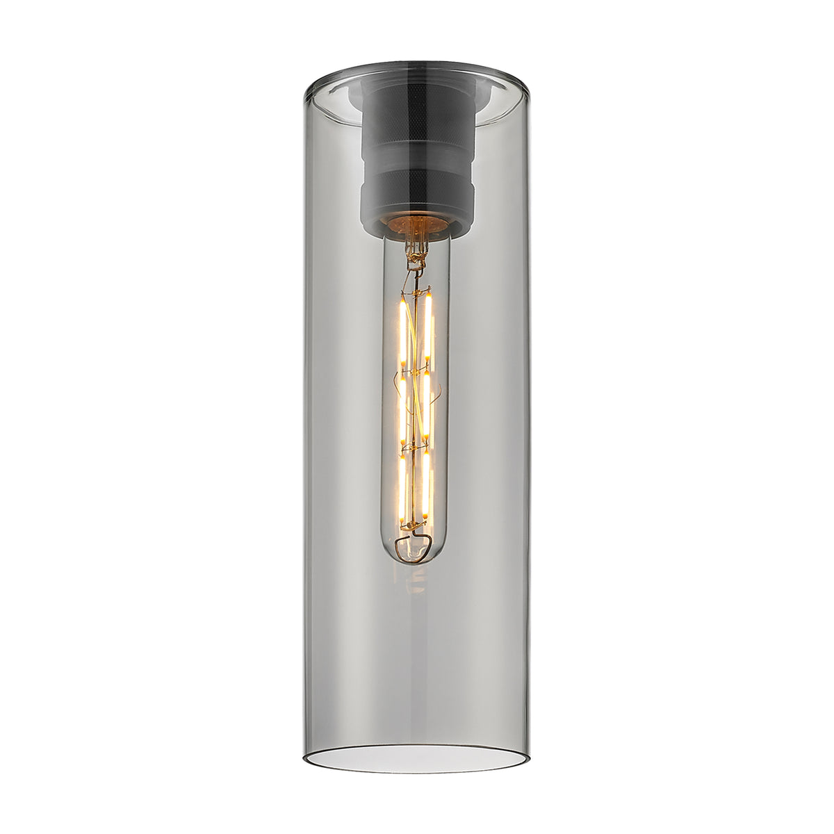 Crown Point 3.875-Inch Cylinder Replacement Glass Shade 12-Inch High