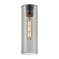 Crown Point 3.875-Inch Cylinder Replacement Glass Shade 12-Inch High