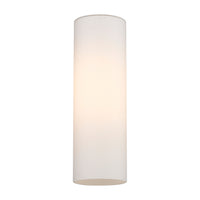 Crown Point 3.875-Inch Cylinder Replacement Glass Shade 12-Inch High