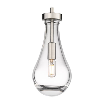 Downtown Urban Glass Pendant Teardrop