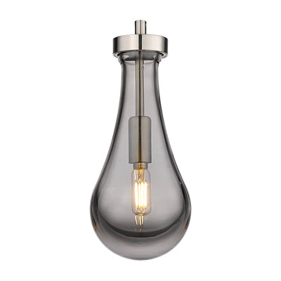 Downtown Urban Glass Pendant Teardrop