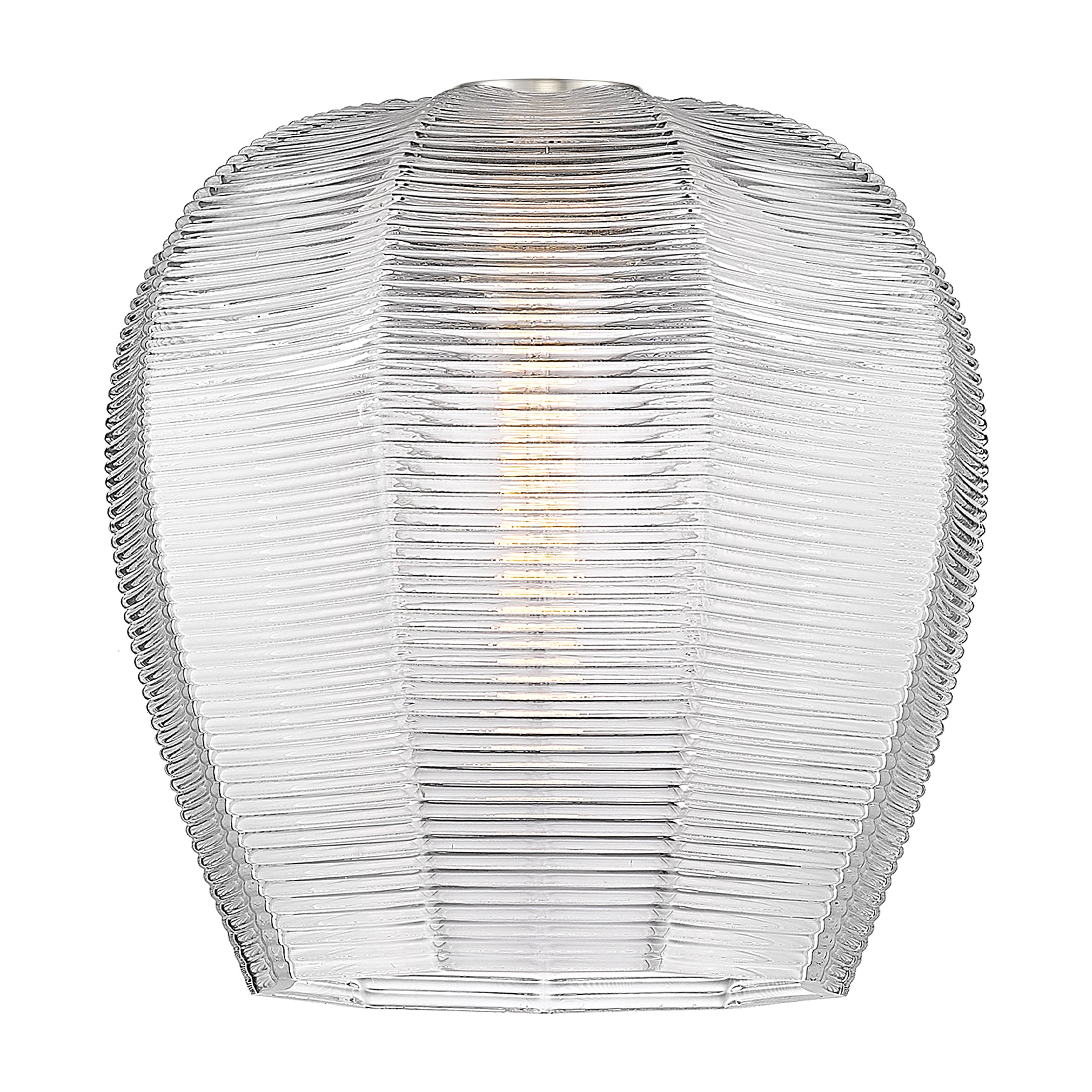 Ballston Glass Steel 11.75 Inch Diameter