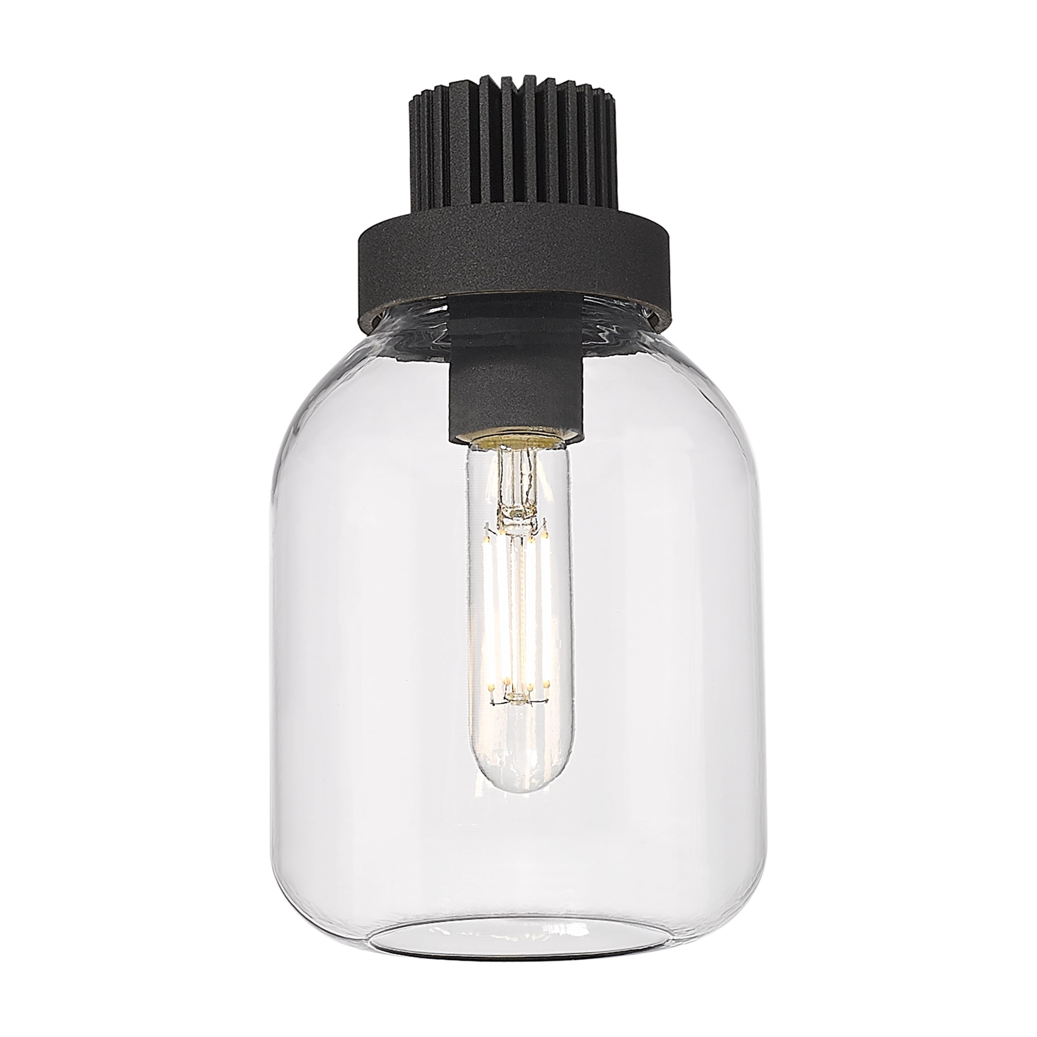 Downtown Urban Glass Cylinder Shade