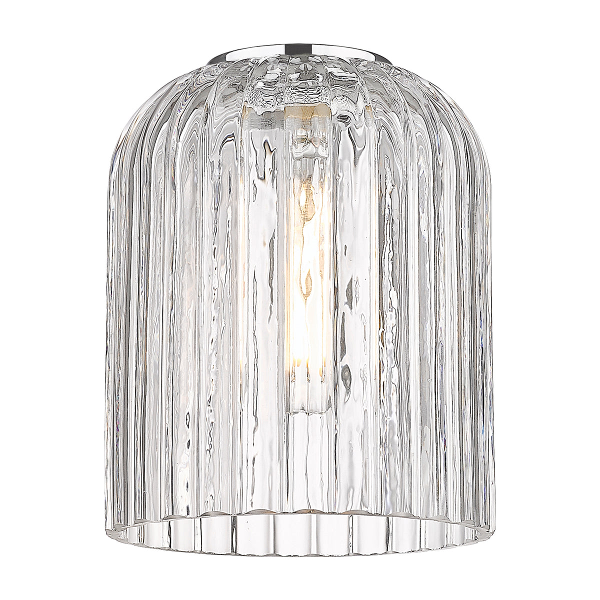 Bridal Veil 5-Inch Bell Replacement Glass Shade 5 x 6-Inch Shade
