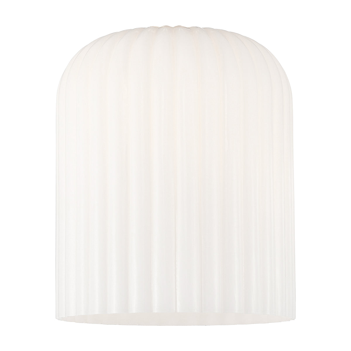 Bridal Veil 8-Inch Bell Replacement Glass Shade Damp-Location Rated