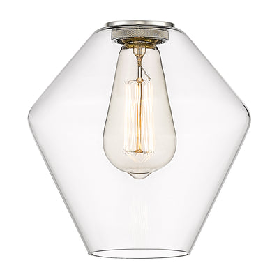 Ballston Glass Steel Finish 7.75 Inch