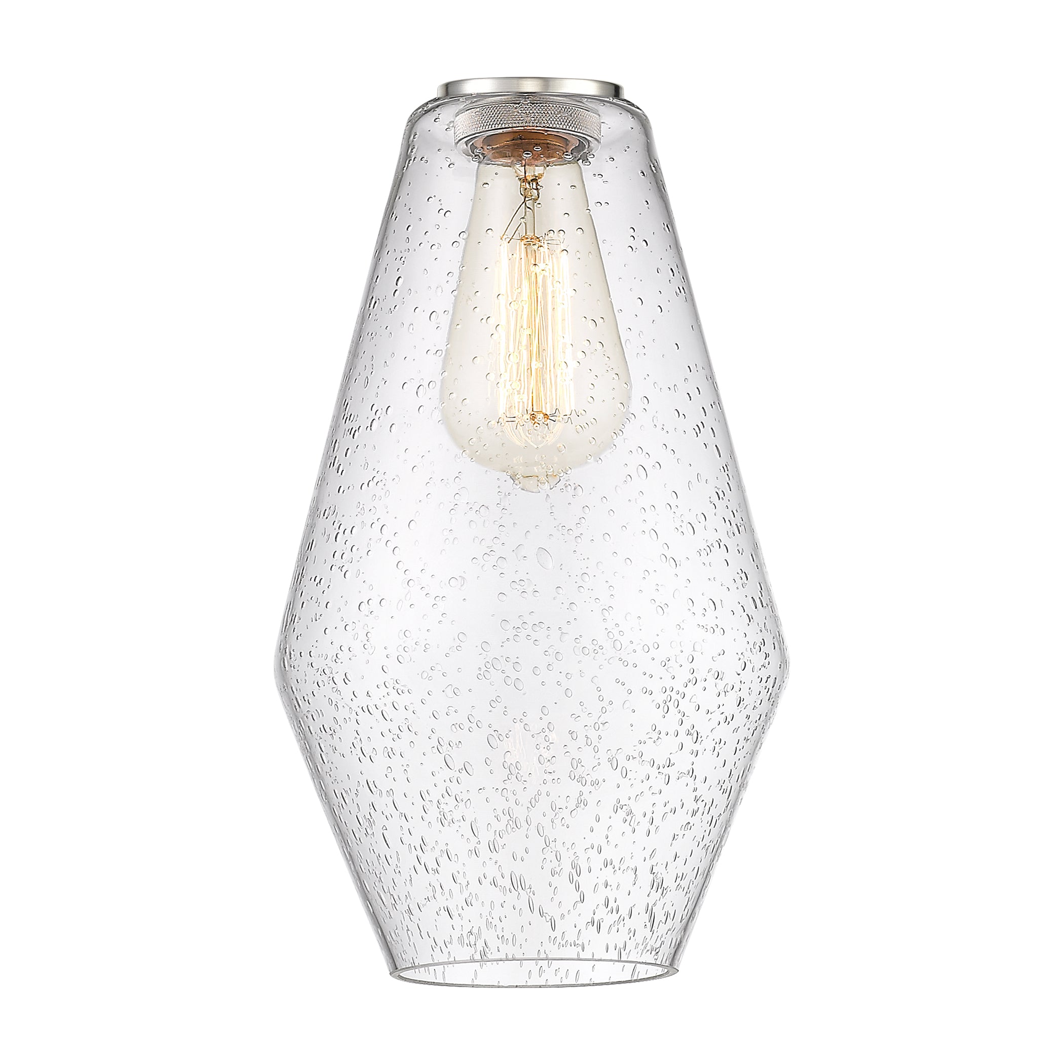 Ballston Glass 7 Inch Steel Fixture