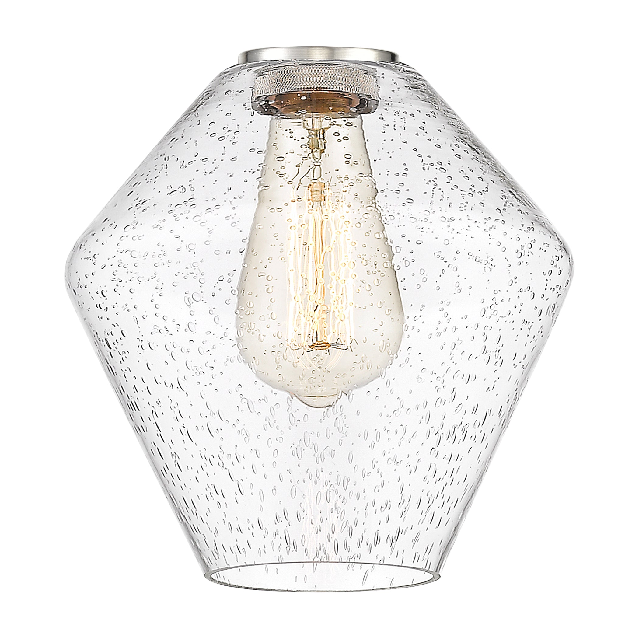 Ballston Glass Steel Finish 7.75 Inch