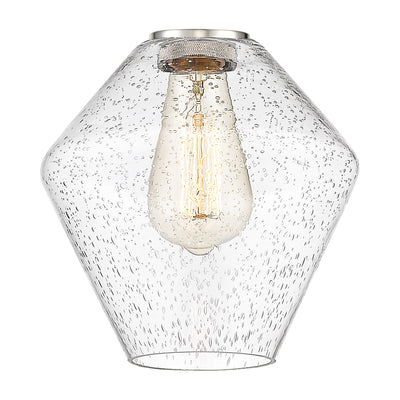 Ballston Glass Steel Finish 7.75 Inch