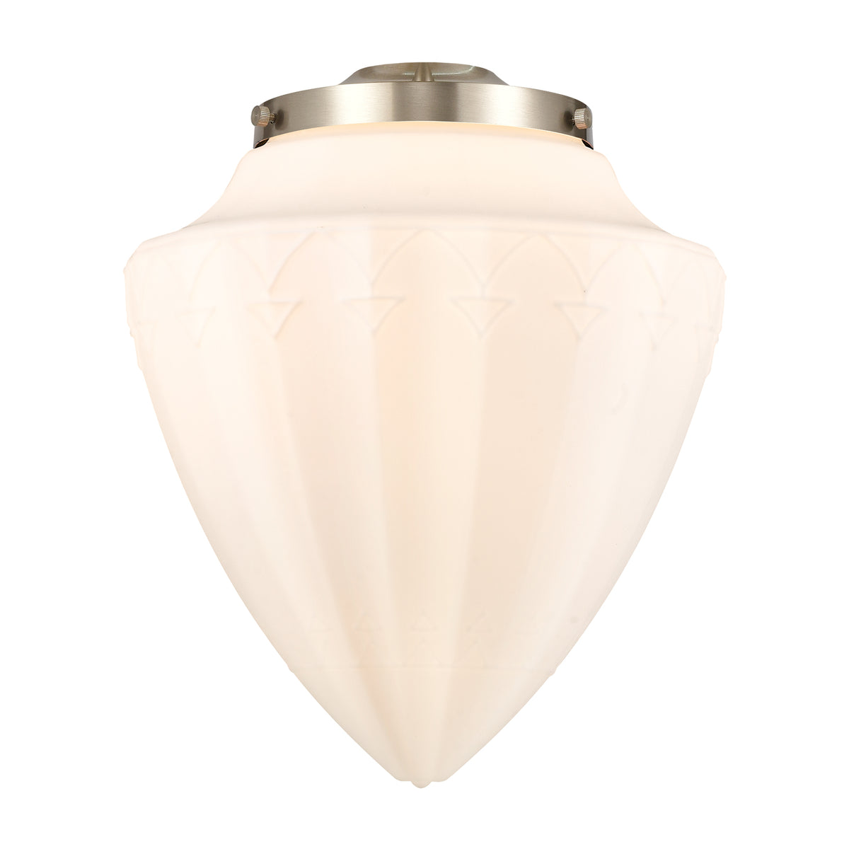 Bullet 12-Inch Schoolhouse Replacement Glass Shade Sloped-Ceiling Compatible