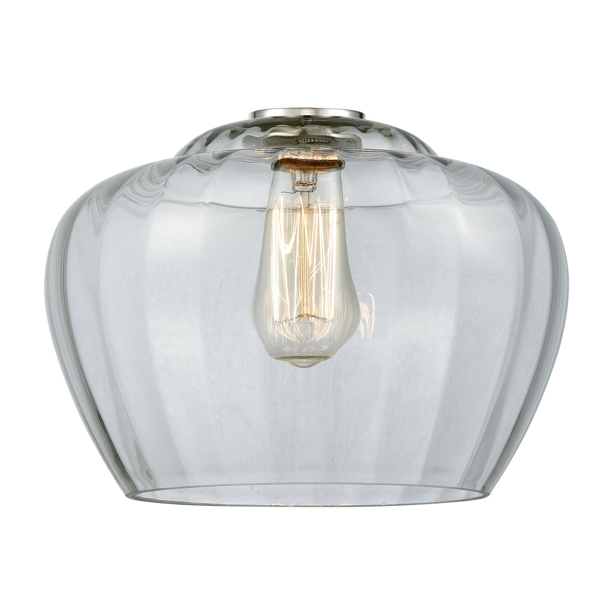 Fenton 7.75-Inch Bowl Replacement Glass Shade Damp-Location Rated