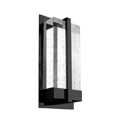 Gable 12-in Steel Crystal Wall Sconce
