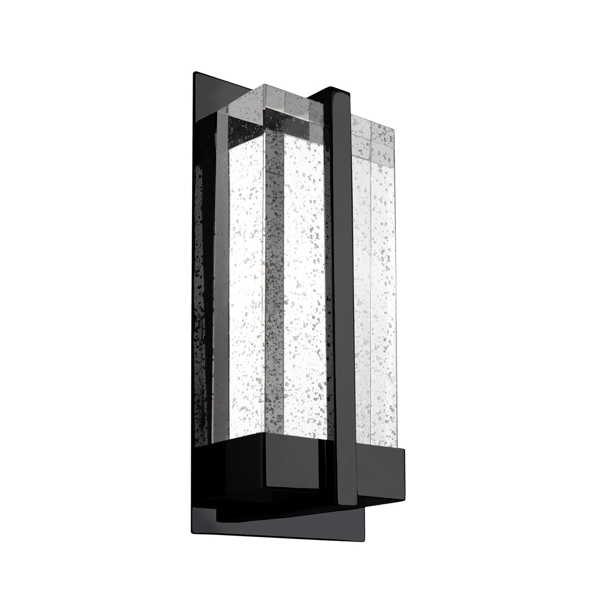 Gable 12-in Steel Crystal Wall Sconce
