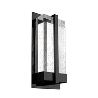 Gable 12-in Steel Crystal Wall Sconce