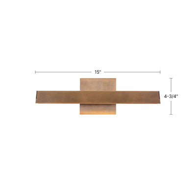 Galleria 15-in Aluminum Wall Sconce