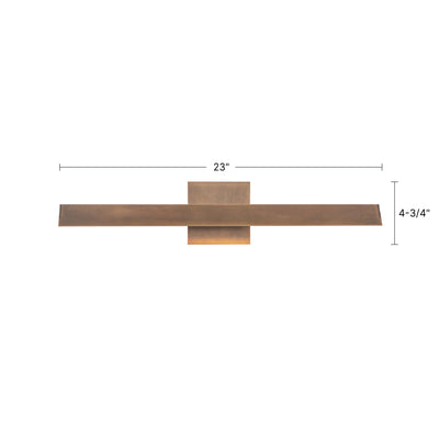 Galleria 23-in Aluminum Wall Sconce