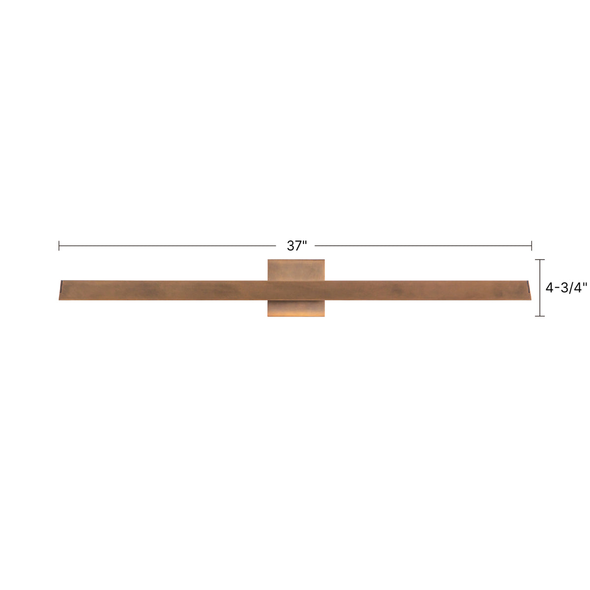 Galleria 37-in Aluminum Wall Sconce