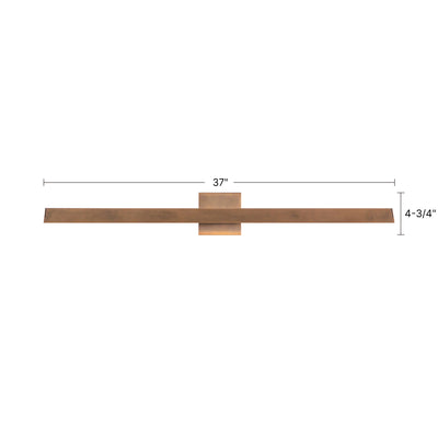 Galleria 37-in Aluminum Wall Sconce