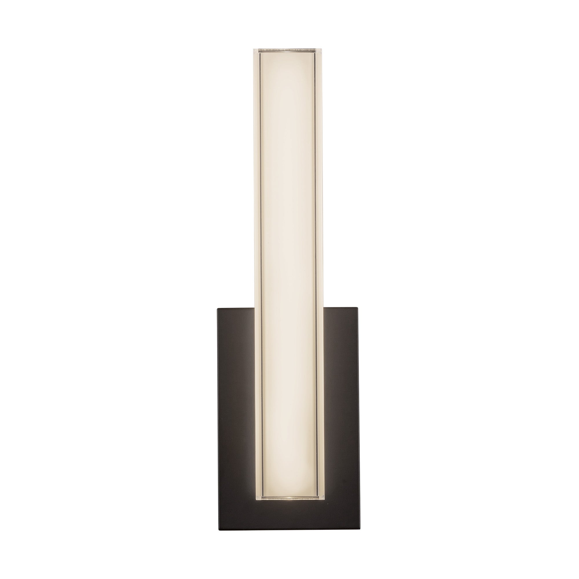 Garland 15-in Aluminum Steel Acrylic Wall Sconce