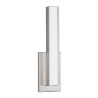 Garland 15-in Aluminum Steel Acrylic Wall Sconce